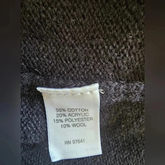 J. Jill Women’s Large Wool Blend Knit Long Sleeve Turtleneck Sweater - Picture 6 of 7